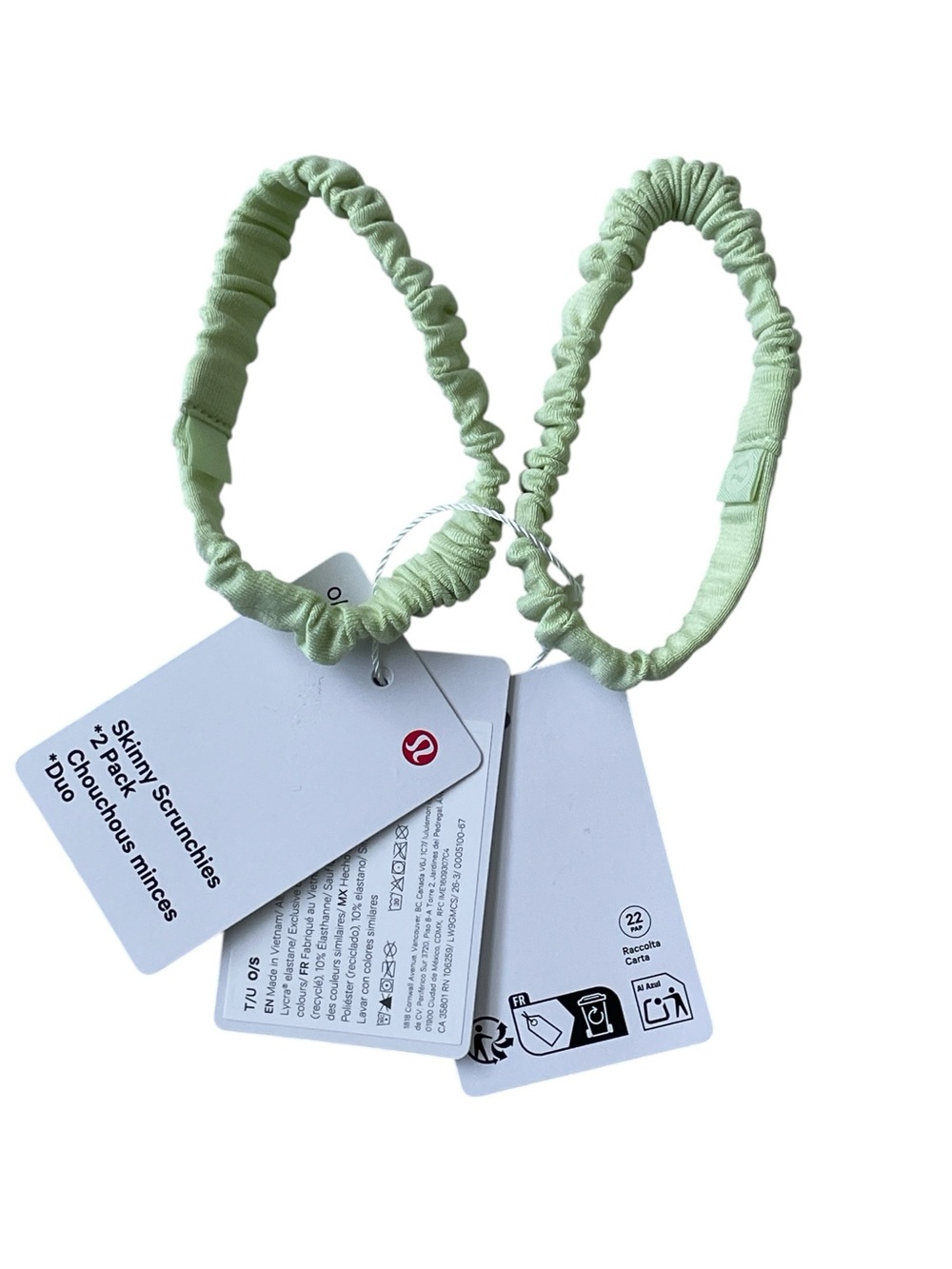 Lululemon Skinny Scrunchies 2-Pack